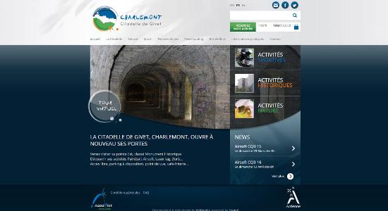 Nouveau site Web Citadelle de GIvet, fort de Charlemont. 